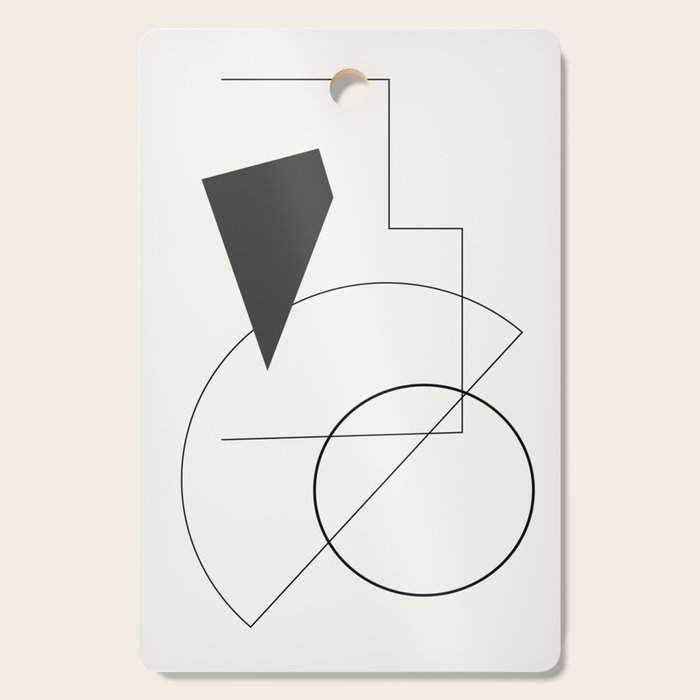 Abstract Minimal Geometric 1 Cutting Board Gallery Image 1