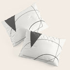 Abstract Minimal Geometric 1 Pillow Sham Gallery Image 3