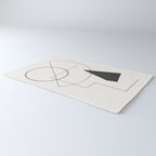 Abstract Minimal Geometric 1 Rug Gallery Image 3