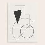 Abstract Minimal Geometric 1 Poster Gallery Image 4