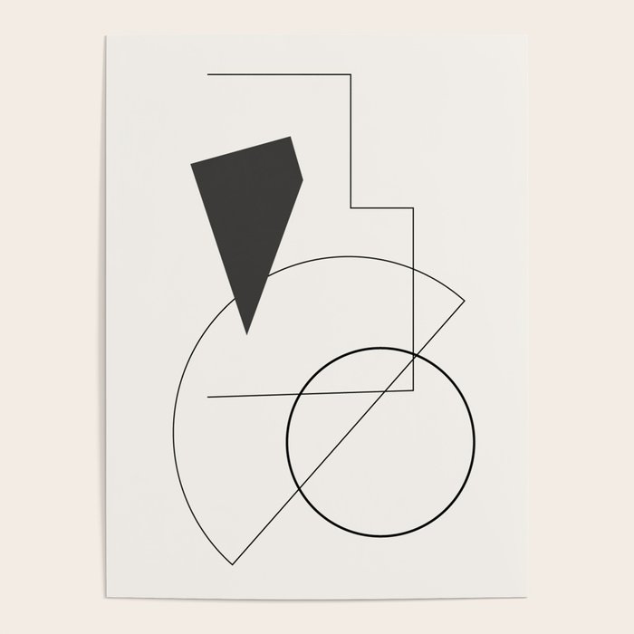 Abstract Minimal Geometric 1 Poster Gallery Image 4