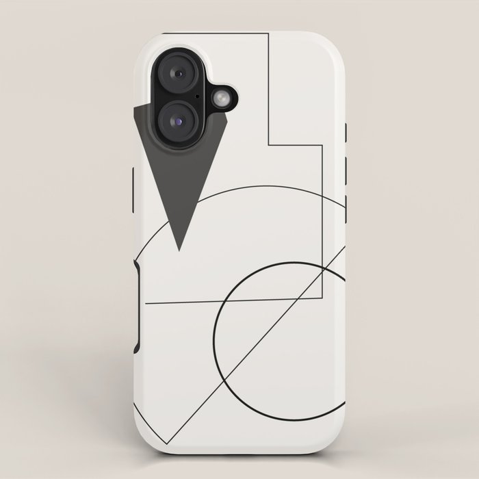 Abstract Minimal Geometric 1 iPhone Case Gallery Image 1