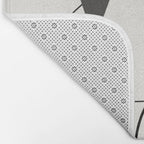 Abstract Minimal Geometric 1 Bath Mat Gallery Image 2