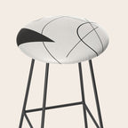 Abstract Minimal Geometric 1 Stool Gallery Image 2