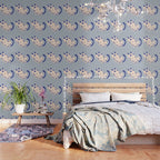 Purrcelin Cat Butt - Charming Delft Pottery Kitty Wallpaper Gallery Image 3