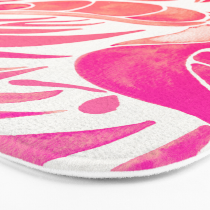 Tropical Toucans - Pink OmbrÃ© Palette Bath Mat Gallery Image 3