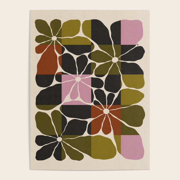 Block Flowers Poster Gallery Image 4