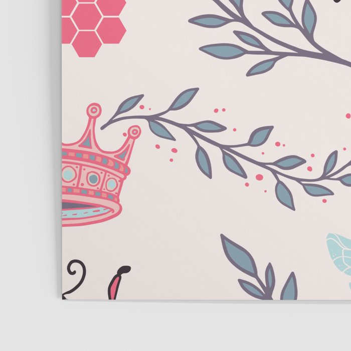 Queen Bee - Coral Pink Poster Gallery Image 3