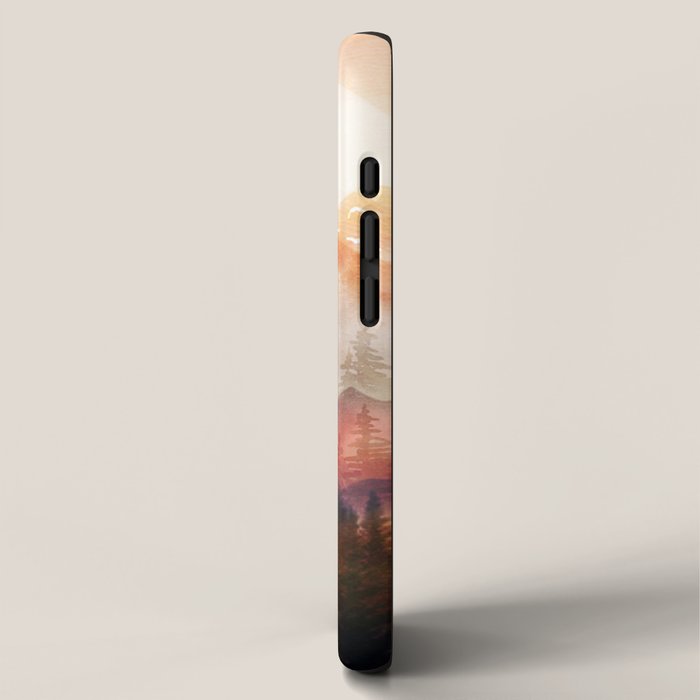 Forest Shrouded in Morning Mist iPhone Case Gallery Image 2