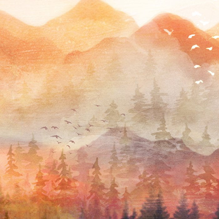 Forest Shrouded in Morning Mist Coffee Mug Gallery Image 2