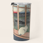 Utagawa Hiroshige Japanese Woodblock Cat Print Travel Mug Gallery Image 3