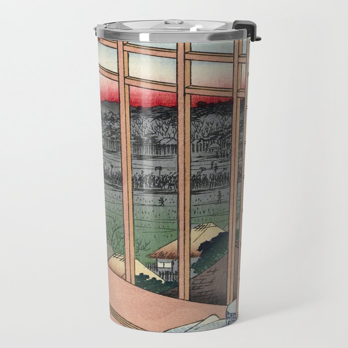 Utagawa Hiroshige Japanese Woodblock Cat Print Travel Mug Gallery Image 2