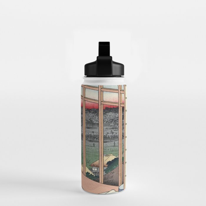 Utagawa Hiroshige Japanese Woodblock Cat Print Water Bottle Gallery Image 2