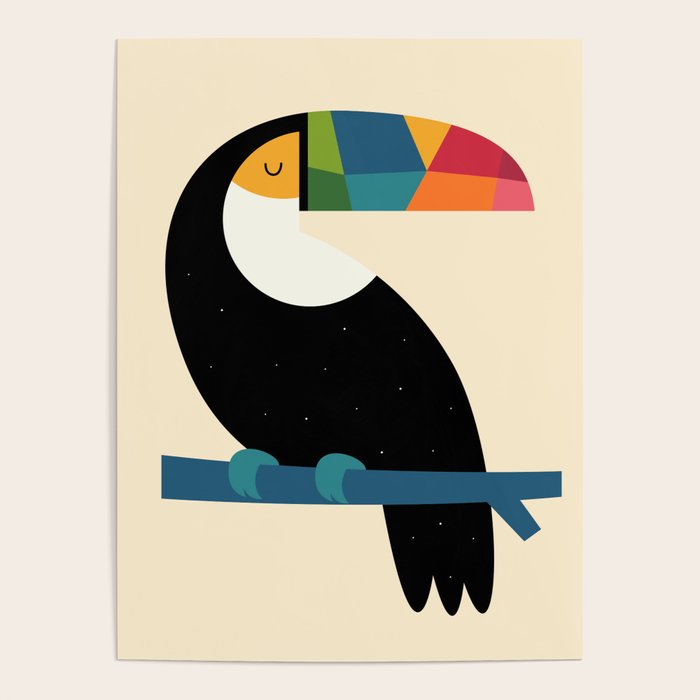 Rainbow Toucan Poster Gallery Image 4