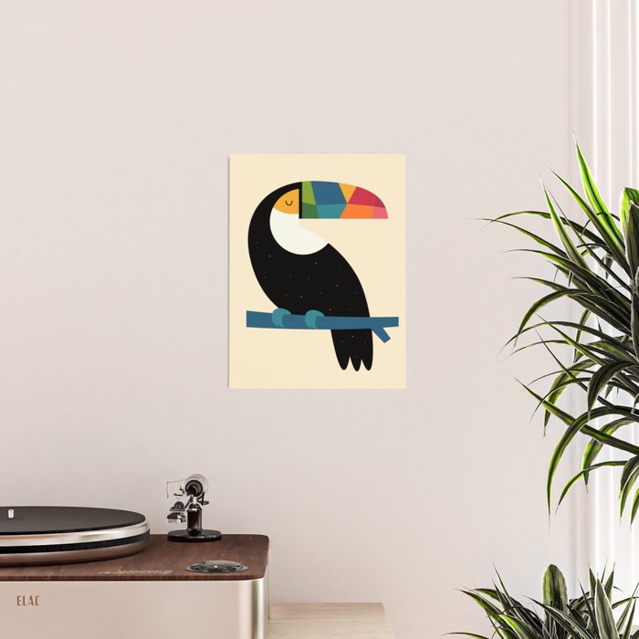 Rainbow Toucan Poster Gallery Image 2