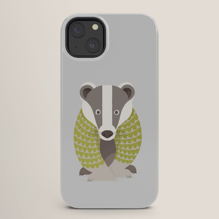 Whimsical Badger iPhone Case Gallery Image 26