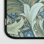 William Morris Granville Green Blue Vintage Pattern Laptop Sleeve Gallery Image 3