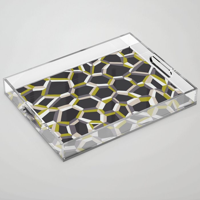 City life connections moonless night Acrylic Tray Gallery Image 1