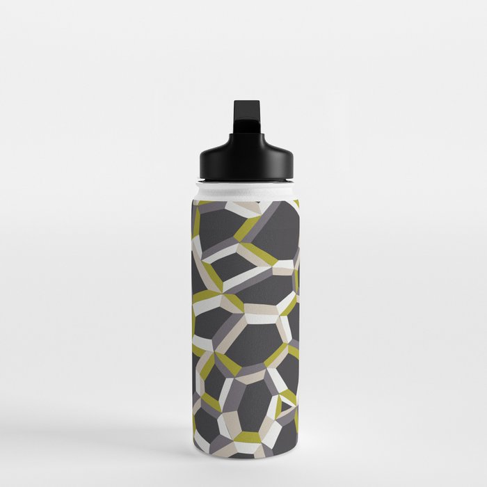 City life connections moonless night Water Bottle Gallery Image 3