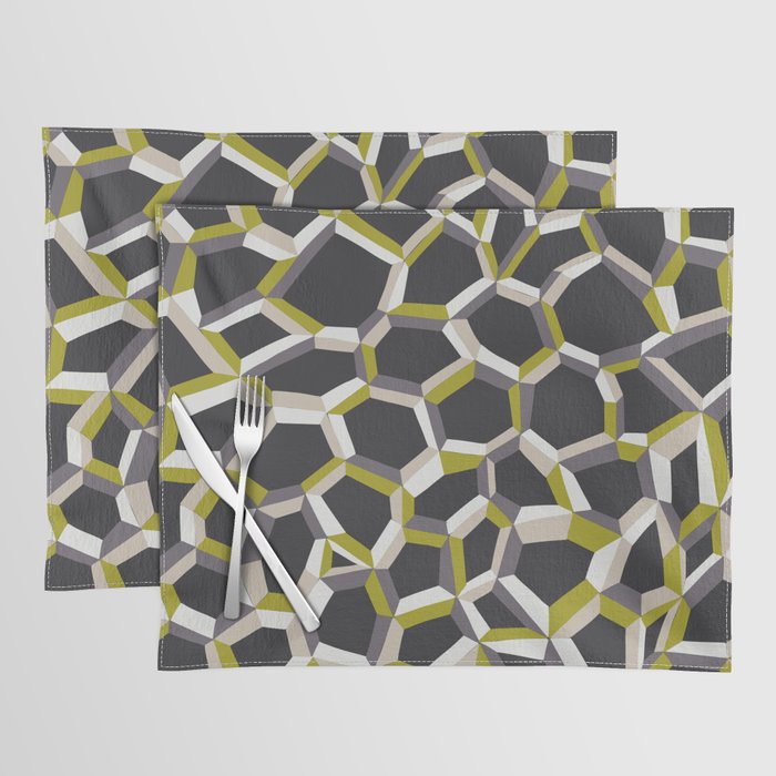 City life connections moonless night Placemat Gallery Image 1