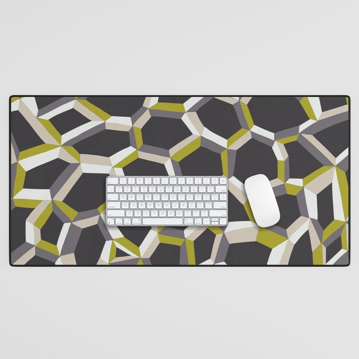 City life connections moonless night Desk Mat Gallery Image 1