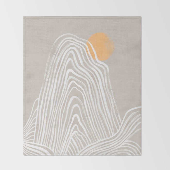 Echo mountain Throw Blanket Gallery Image 2