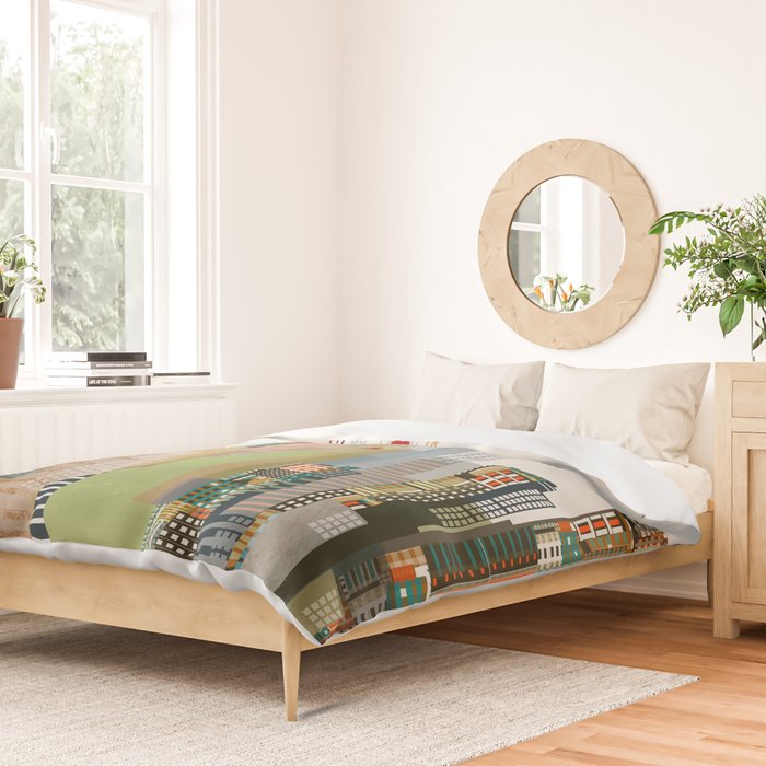 new york city skyline Duvet Cover Gallery Image 2