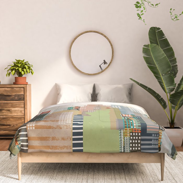 new york city skyline Comforter Gallery Image 3