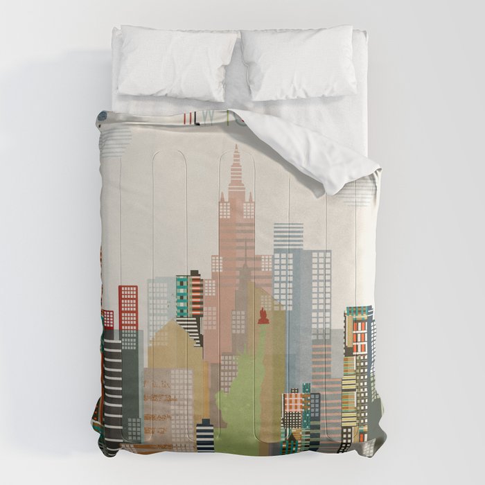 new york city skyline Comforter Gallery Image 6