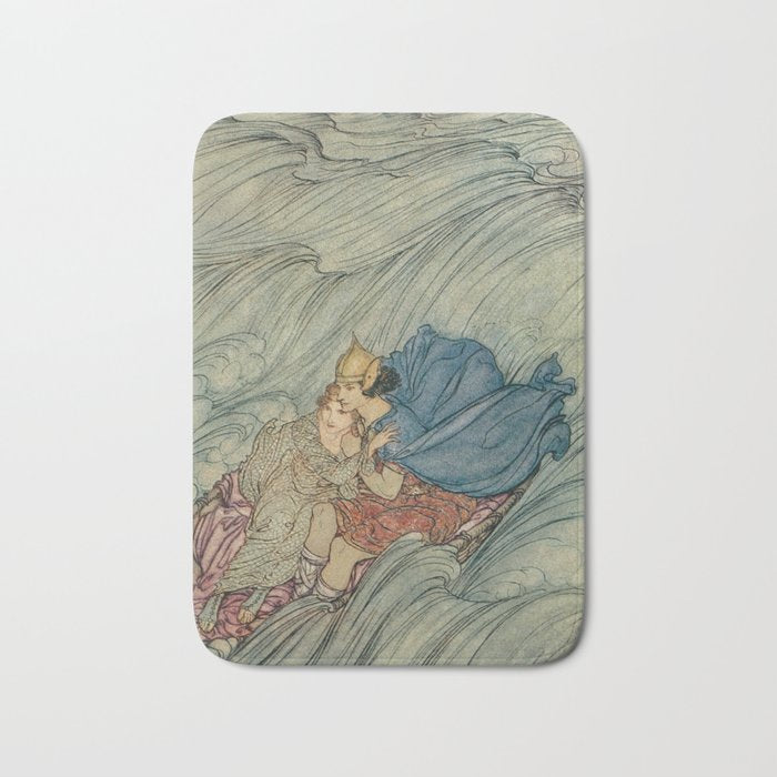 Art by Arthur Rackham for "Irish Fairy Tales," 1920 Bath Mat Gallery Image 1
