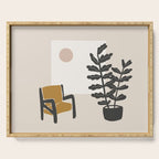 slow morning Serving Tray Gallery Image 1