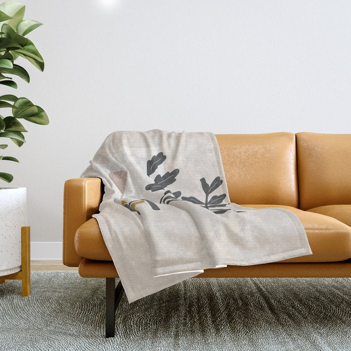 slow morning Throw Blanket Gallery Image 1