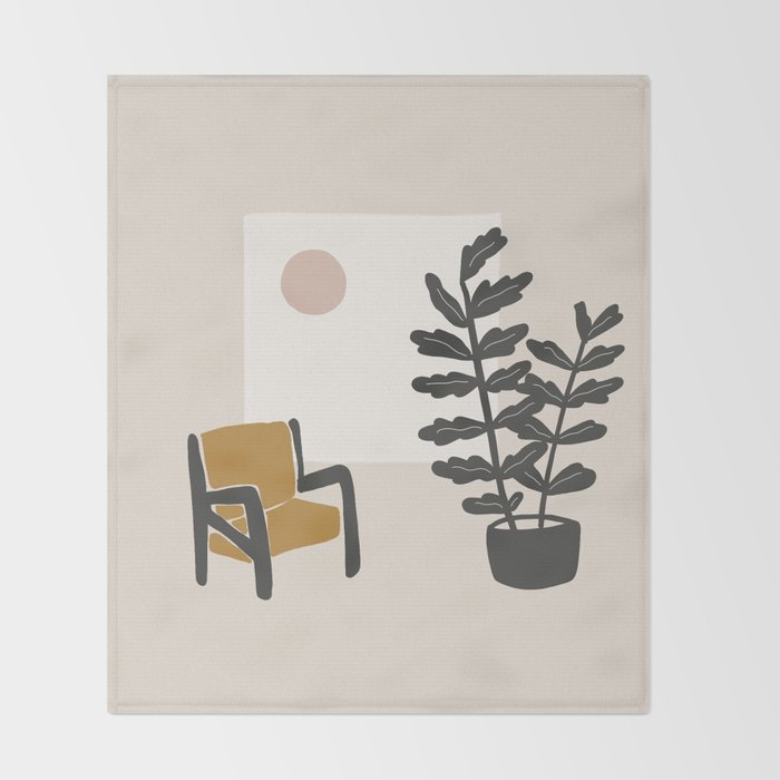 slow morning Throw Blanket Gallery Image 2