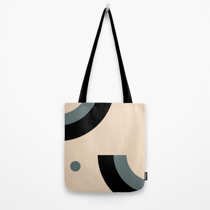 Gray Pink Black - Minimalist Abstract  Tote Bag Gallery Image 2