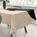 Gray Pink Black - Minimalist Abstract  Tablecloth Gallery Image 3