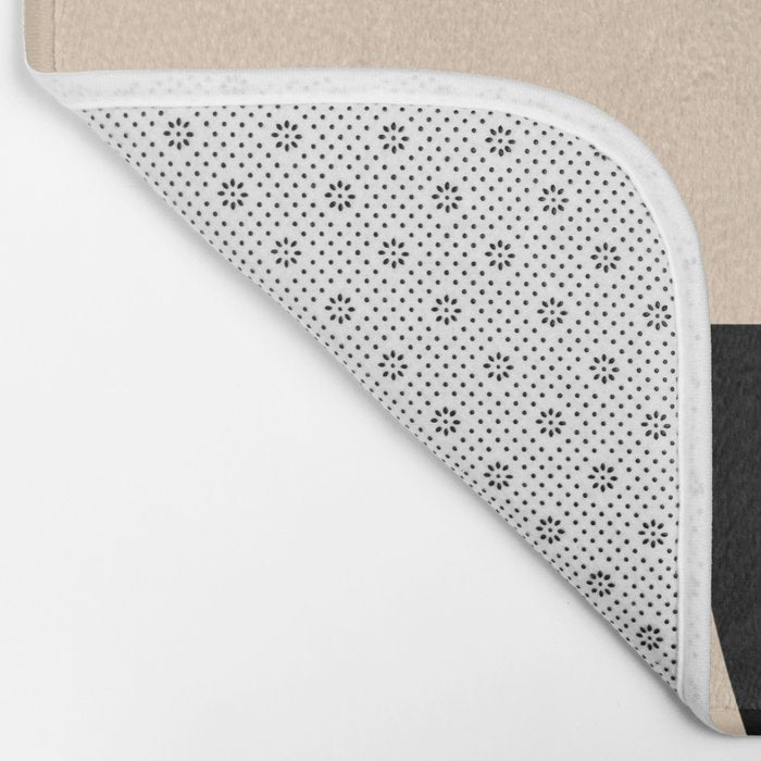 Gray Pink Black - Minimalist Abstract  Bath Mat Gallery Image 2