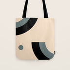 Gray Pink Black - Minimalist Abstract  Tote Bag Gallery Image 1