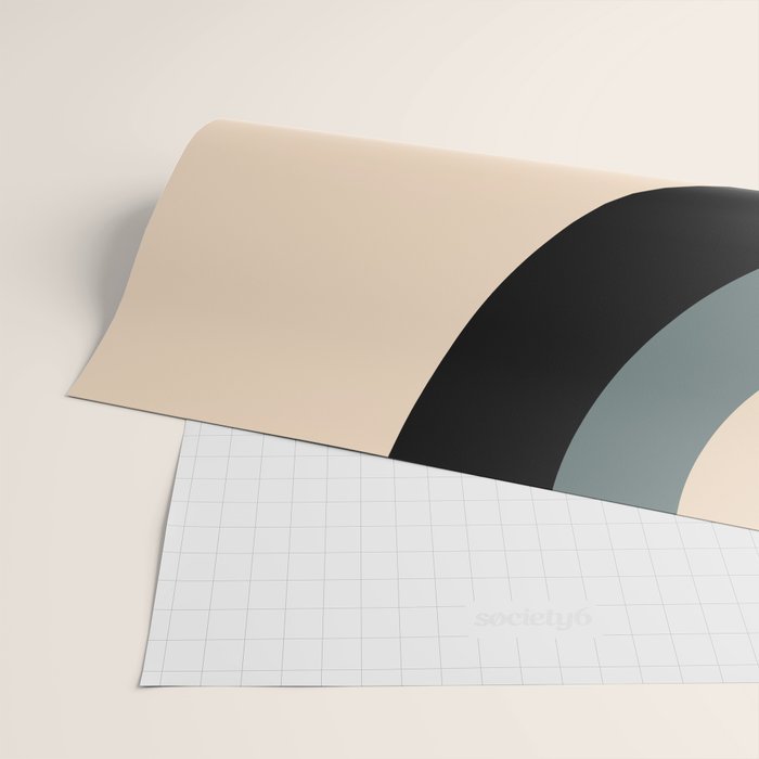 Gray Pink Black - Minimalist Abstract  Wrapping Paper Gallery Image 2