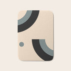 Gray Pink Black - Minimalist Abstract  Bath Mat Gallery Image 1