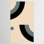 Gray Pink Black - Minimalist Abstract  Tablecloth Gallery Image 2