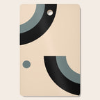 Gray Pink Black - Minimalist Abstract  Cutting Board Gallery Image 1