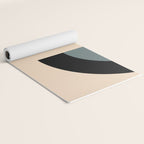 Gray Pink Black - Minimalist Abstract  Yoga Mat Gallery Image 2