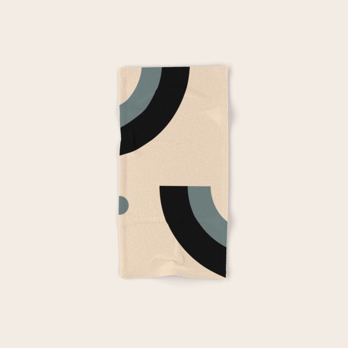 Gray Pink Black - Minimalist Abstract  Bath Towel Gallery Image 1
