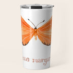Butterfly - Mesene margaretta Travel Mug Gallery Image 1