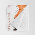 Butterfly - Mesene margaretta Throw Blanket Gallery Image 3