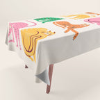 Pop Cats: Modern Collage Pop Art Tablecloth Gallery Image 1