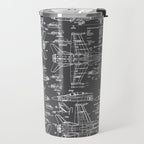 F-18 Blueprints // Charcoal-Grey Travel Mug Gallery Image 2