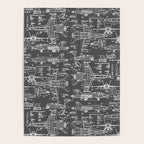 F-18 Blueprints // Charcoal-Grey Poster Gallery Image 4