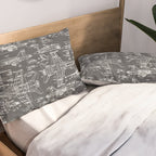 F-18 Blueprints // Charcoal-Grey Pillow Sham Gallery Image 2