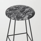 F-18 Blueprints // Charcoal-Grey Stool Gallery Image 2